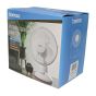 9" Portable White Cool Air Desk Fan