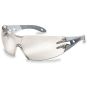 Uvex Pheos Safety Spectacles Low Profile Side Arms Soft Ends EN166 1F Mirror