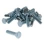 M8 x 40 Zinc Plated 8.8 Steel Bolt 25 Pack