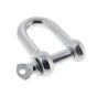 Untested D Shackle - Screw Type - Available in a Range of Sizes