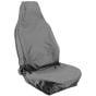 Grey Polyester Universal Stretch Cover for Larger Seats