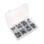 Rivet Assortment 200pc Black Anodised Sealey Part No. AB074BR