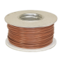 Automotive Cable Thin Wall Single 2mm(sq) 28/0.30mm 50mtr Brown Sealey Part No. AC2830BN