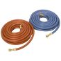 Oxygen / Acetylene Hose Sets, 6mm Hose, Length: 10m