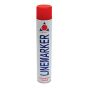 Permanent Line Marking Spray, Colour: Red, Aerosol Line Markers 750ml Aerosol Can