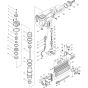 Main Assembly for Makita AF505N Pin Nail Guns
