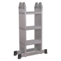 Aluminium Folding Platform Ladder 4-Way EN 131 Sealey Part No. AFPL1