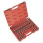 Spline Socket Bit Set 26pc 1/2"Sq Drive Sealey Part No. AK2195