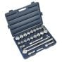 Socket Set 26pc 3/4"Sq Drive 12pt WallDrive - Metric/Imperial Sealey Part No. AK2582