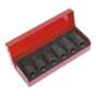 Impact TRX-Star Socket Bit Set 6pc 1/2"Sq Drive Sealey Part No. AK5607