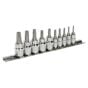 Security TRX-TS Socket Bit Set 10pc 1/4" & 3/8"Sq Drive Sealey Part No. AK6227