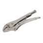 Locking Pliers Curved Jaws 180mm 0-35mm Capacity Sealey Part No. AK6820