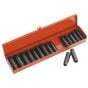 Impact Socket Set 16pc Deep 1/2"Sq Drive Metric/Imperial Sealey Part No. AK685