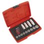 Bolt, Stud & Screw Extractor Set 18pc Sealey Part No. AK751