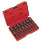 Multi Spline Screw Extractor Set 25pc Sealey Part No. AK8182