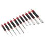 Sheathed Punch & Chisel Set 11pc Sealey Part No. AK9135