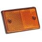 Amber Side Reflector - 89mm x 39mm x 6mm