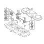 Blade Drive  for Stihl/ Viking AMM 848 Ride on Mowers