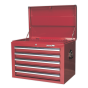 Topchest 5 Drawer with Ball Bearing Slides - Red Sealey Part No. AP26059T