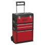 Mobile Steel/Composite Toolbox - 3 Compartment Sealey Part No. AP548