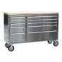 Mobile Stainless Steel Tool Cabinet 10 Drawer Sealey Part No. AP5510SS