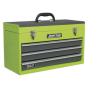 Tool Chest 3 Drawer Portable with Ball Bearing Slides - Hi-Vis Green Sealey Part No. AP9243BBHV