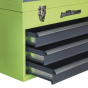 Tool Chest 3 Drawer Portable with Ball Bearing Slides - Hi-Vis Green Sealey Part No. AP9243BBHV