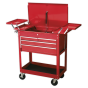 Extra Heavy-Duty Trolley 2-Level with 4 Drawers & Cantilever Trays Sealey Part No. AP930M