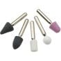 PCL Small Grinding Stone Set W/ 6mm Spindle (5 Piece) - APA105