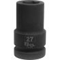 PCL 27mm A/F, D/Impact Socket, 1" Drive - APA40/27