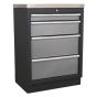 Modular 4 Drawer Cabinet 680mm Sealey Part No. APMS51