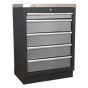 Modular 5 Drawer Cabinet 680mm Sealey Part No. APMS59