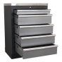 Modular 5 Drawer Cabinet 680mm Sealey Part No. APMS59