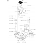 Chassis Upper Assembly for Husqvarna Automower 210C