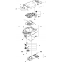 Center Consol Assembly for Husqvarna Automower 420