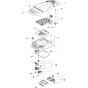 Center Consol Assembly for Husqvarna Automower 430XH