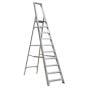 Aluminium Step Ladder 10-Tread Industrial BS 2037/1 Sealey Part No. AXL10