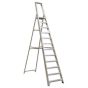 Aluminium Step Ladder 12-Tread Industrial BS 2037/1 Sealey Part No. AXL12