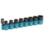 Makita 1/2" Impact Socket & Adapter Set (9 Pieces) - OEM No. B-54645