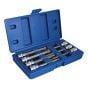 Extra Long 3/8in Square Drive Spline Bit Sockets 7 Piece by BlueSpot - 1512