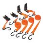 Ratchet Tie Down Set 25mm x 4.5m