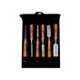 424-P Bevel Edge Chisel Set 6 Piece in Pouch