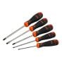 BAHCOFIT Screwdriver Set of 5 Slotted / Pozi by Bahco - B219.015