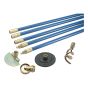 1324 Lockfast 3/4in Drain Rod Set 4 Tools by Bailey - 1324