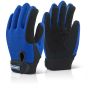 B-Brand Power Tool Glove H/D Wearing Stretch Nylon Backing Fleece Lined LGE