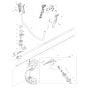 Handle, Pipe, Shield Assembly for Makita BC231UD Brushcutter