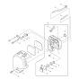 Air Cleaner Assembly for Makita BCX3400 Brushcutter