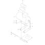 Motor Assembly for Husqvarna BG 245 E Trowel