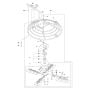 Blade Assembly for Husqvarna BG 375 H5 Trowel