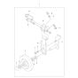 Transport Device Assembly for Husqvarna BG 375 Trowel